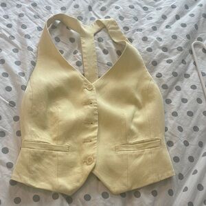 Express Yellow Halter Top